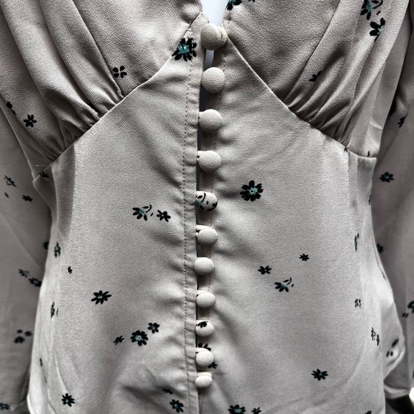 Anthropologie Who What Wear Blouse Lilah small. Flirty, boho - Picture 3 of 10